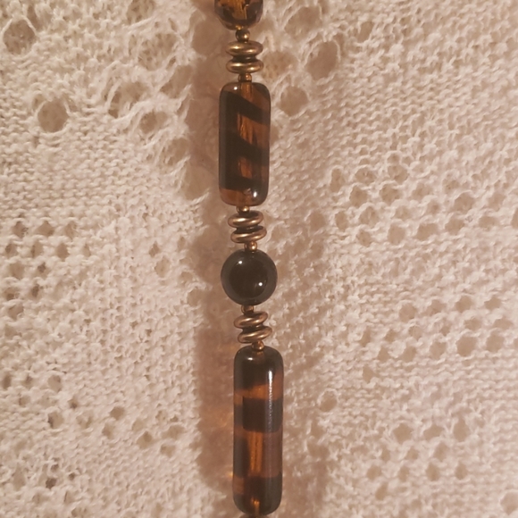 Miriam Haskell glass beaded necklace - Picture 2 of 3